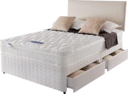 Silentnight - Auckland Luxury Small - Double - Divan Bed - 4 Drawer
